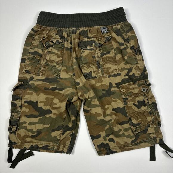 SouthPole Cargo Shorts Mens Size Small Camo Ripstop Hip Hop Streetwear Y2K - Picture 6 of 7